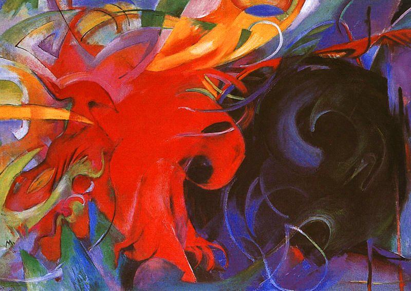 Franz Marc Fighting Forms
